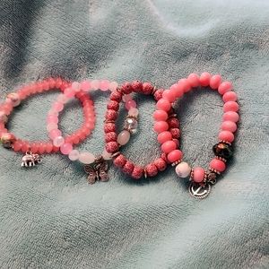 Stretchable and Stateable Bihemian Beaded Bracelet